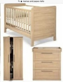 little acorns sleigh 6 piece nursery room set